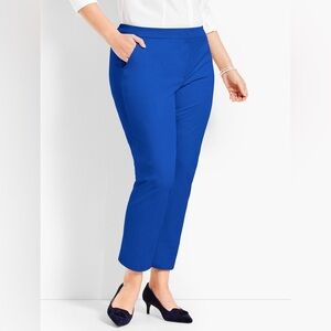 Talbots Blue Hampshire Ankle Pants Size 24